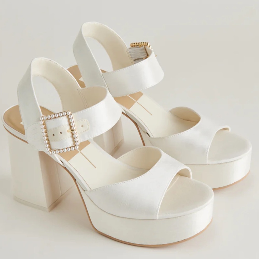 NWT Dolce Vita Bobble Pearl Heels